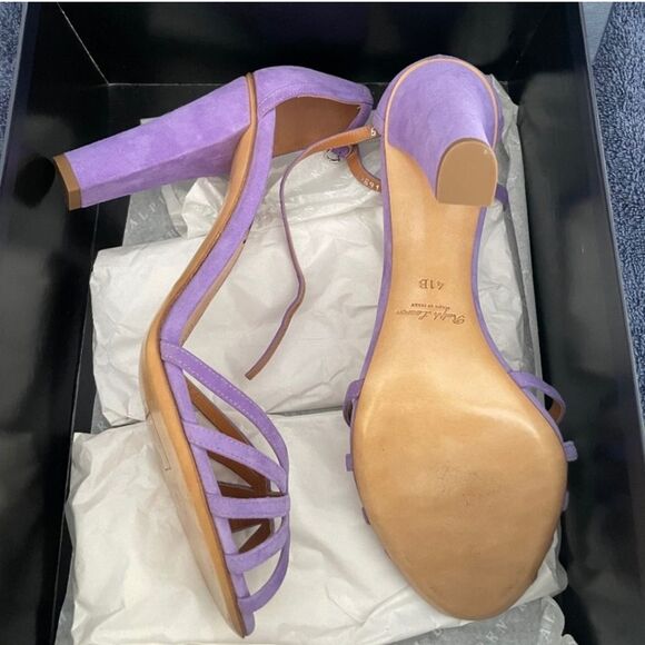 Ralph Lauren Purple Label Purple Heels Sophisticated Style - Picture 5 of 8